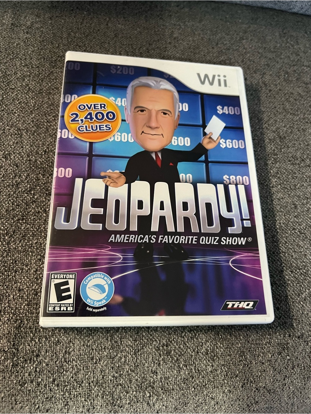 Nintendo Wii Jeopardy! - Purple, Blue & White Cover